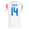 Camiseta de fútbol Italia Chiesa 14 Segunda Equipación Euro 2024 - Hombre